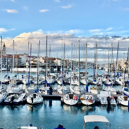 公寓 Escale Paisible A Sete, Belle Terrasse Vue Sur