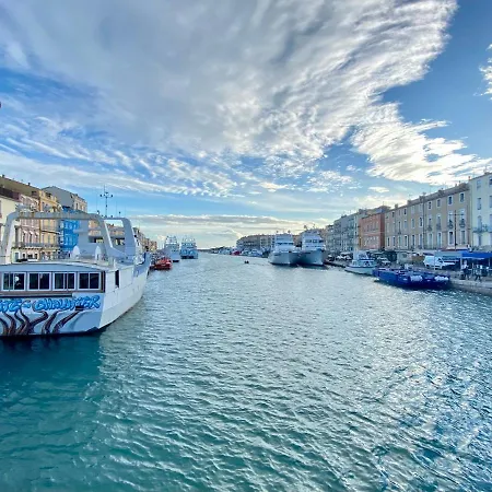 Escale Paisible A Sete, Belle Terrasse Vue Sur 아파트 *