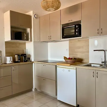 Escale Paisible A Sete, Belle Terrasse Vue Sur 아파트