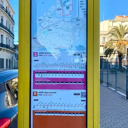 아파트 Escale Paisible A Sete, Belle Terrasse Vue Sur